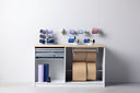 Klebebandhalterung - fest an der Wand montiert