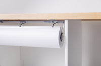 Rollenhalter für Untersuchungsliegenabdeckungen im Gesundheitswesen